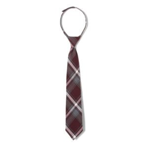 Adjustable Plaid Tie