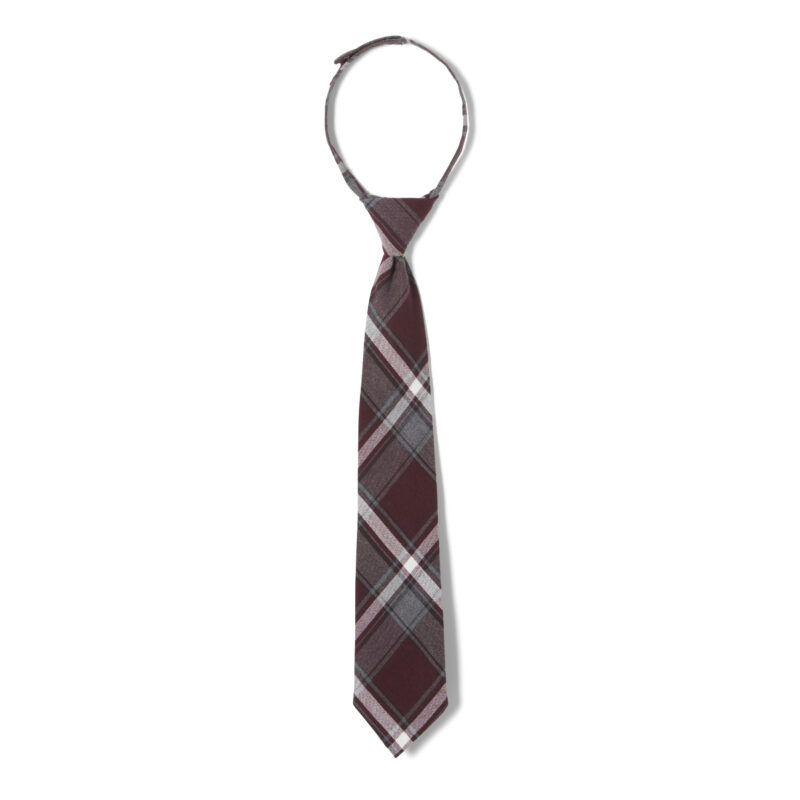 Adjustable Plaid Tie