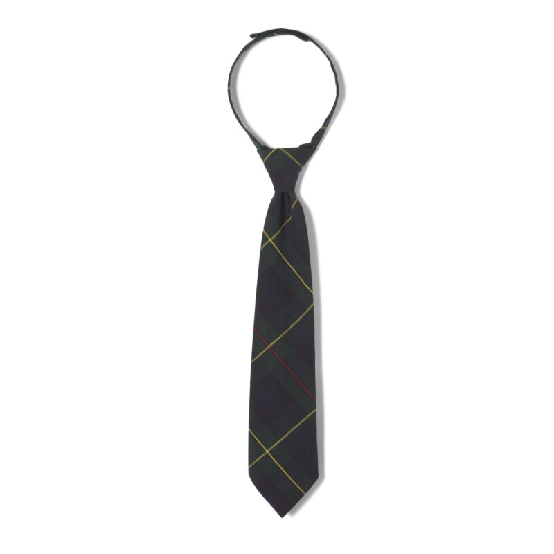 Adjustable Plaid Tie