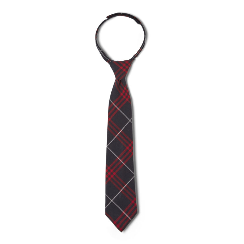 Adjustable Plaid Tie