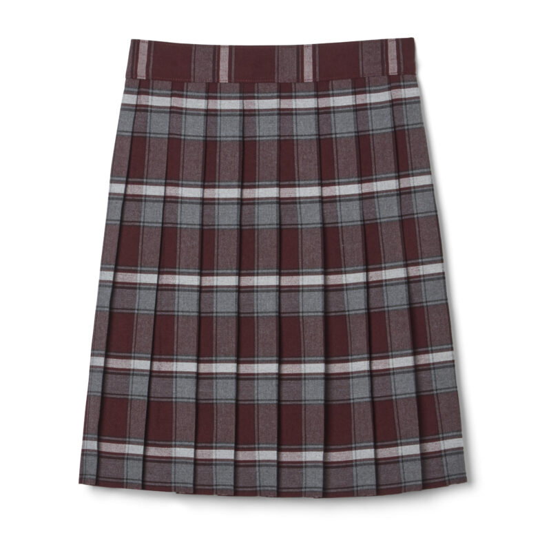At The Knee Plaid Pleated Skirt At The Knee Plaid Pleated Skirt