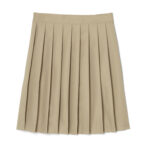 At The Knee Pleated Skirt