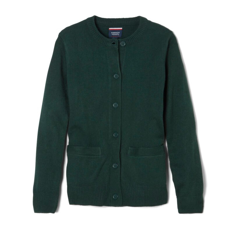 Crewneck Sweater Cardigan