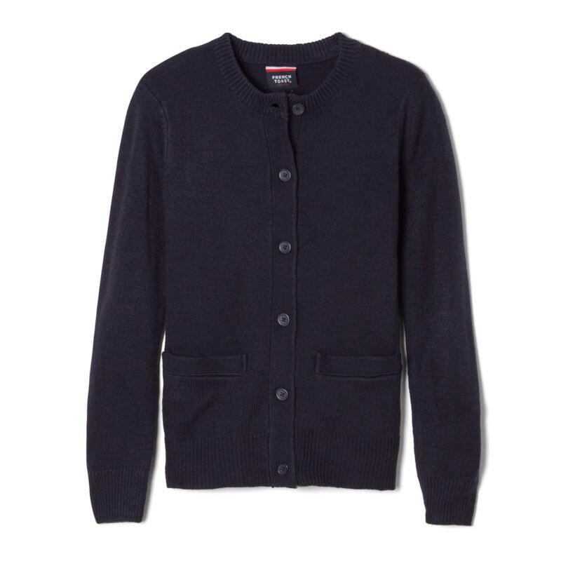 Crewneck Sweater Cardigan