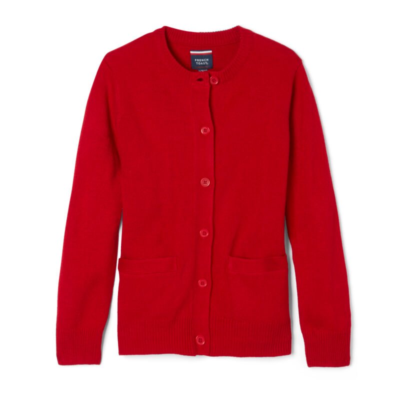 Crewneck Sweater Cardigan