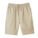 Elastic Waistband Pull-On Twill Short