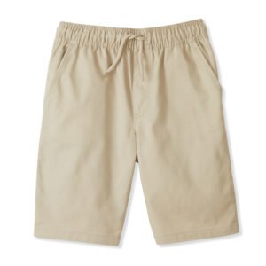 Elastic Waistband Pull-On Twill Short