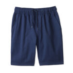 Elastic Waistband Pull-On Twill Short