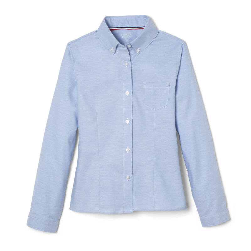 Long Sleeve Fitted Oxford Shirt