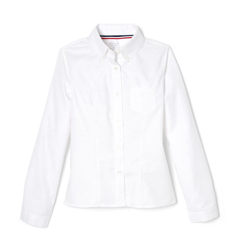 Long Sleeve Fitted Oxford Shirt Long Sleeve Fitted Oxford Shirt