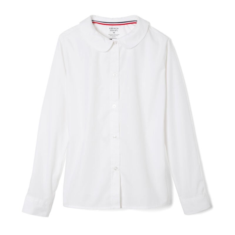 Long Sleeve Peter Pan Collar Blouse Long Sleeve Peter Pan Collar Blouse