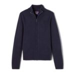 Mock Neck Zip Front Sweater