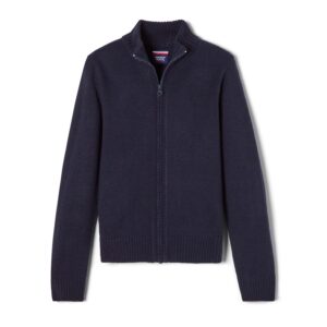 Mock Neck Zip Front Sweater