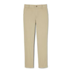 Pull-On Straight Fit Stretch Twill Pant