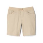 Pull-On Stretch Twill Short with Knit Waistband