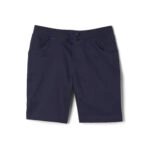 Pull-On Stretch Twill Short with Knit Waistband