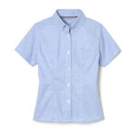 Short Sleeve Fitted Oxford Shirt