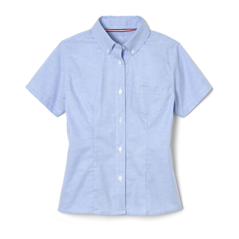 Short Sleeve Fitted Oxford Shirt