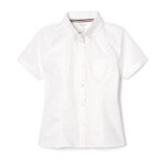 Short Sleeve Fitted Oxford Shirt