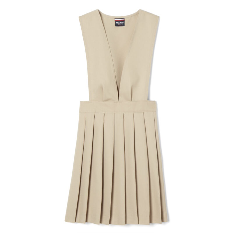 V-Neck Pleated Jumper
