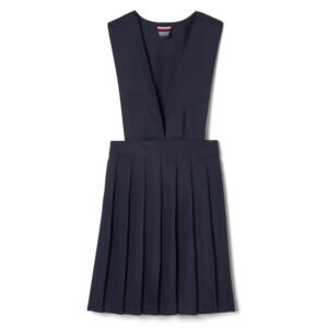 V-Neck Pleated Jumper