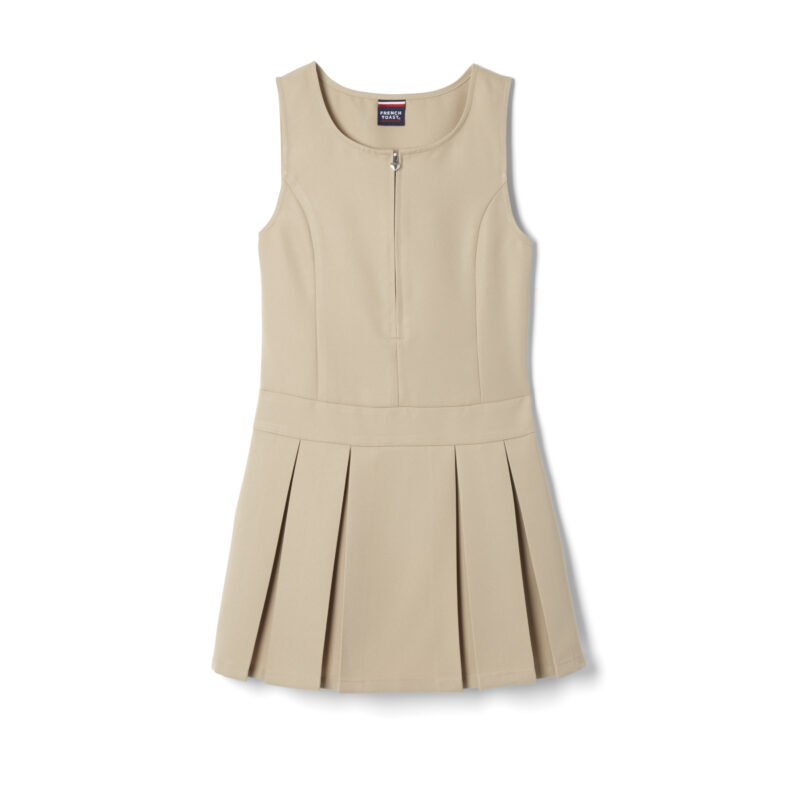 Pleated Jumper with Heart Zipper