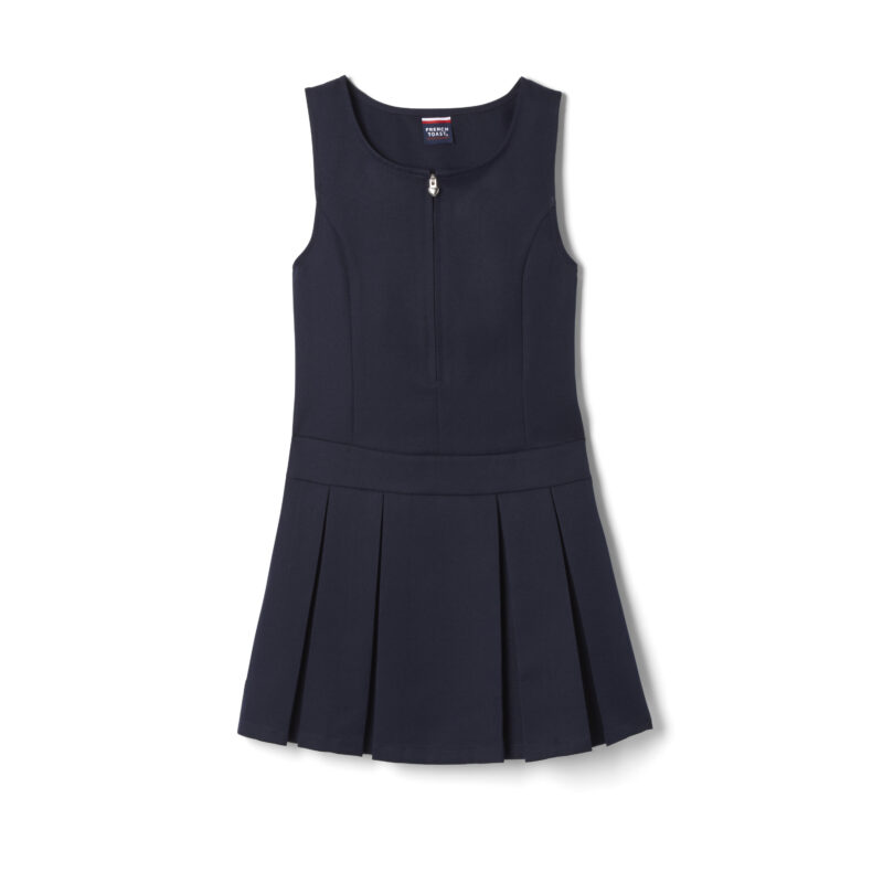Pleated Jumper with Heart Zipper