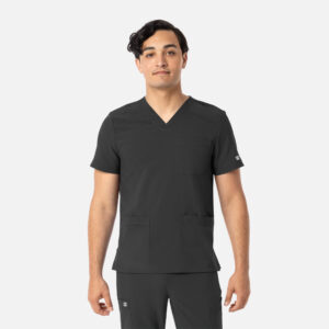 Maevn-Men's 3 Pocket V-Neck Top – Matrix Mens 5502-Black