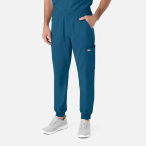 Maevn-Men's Full Elastic Jogger – Momentum 5892-Caribbean Blue