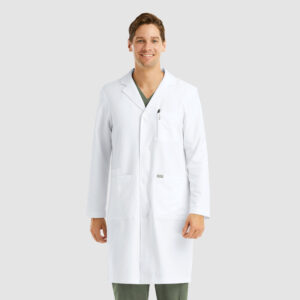Maevn-Men's Full Length Lab Coat – Momentum Lab Coats 5871-White