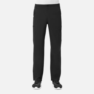 Maevn-Men's Half Elastic Fly Front 8-Pocket Cargo Pant – EON 8308-Black