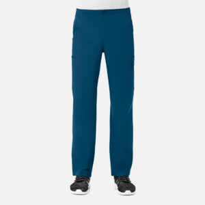 Maevn-Men's Half Elastic Fly Front 8-Pocket Cargo Pant – EON 8308-Caribbean Blue