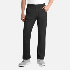Maevn-Men's Half Elastic Waist Tapered Cargo Pant – Matrix Mens 8502-Black