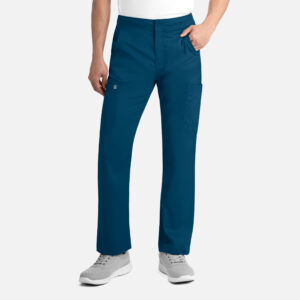 Maevn-Men's Half Elastic Waist Tapered Cargo Pant – Matrix Mens 8502-Caribbean Blue