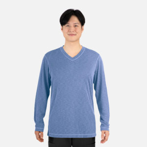 Maevn-Men's Long Sleeve Modal Tee – Knit 6429-Blue