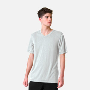 Maevn-Men's Short Sleeve Modal Tee – Knit 6409-Light Gray