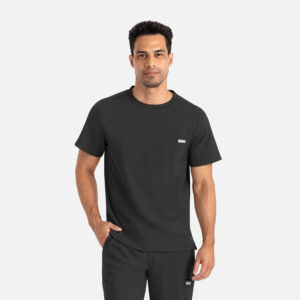 Maevn-Men's Tuckable Crew-neck Top – Momentum 5805-Black