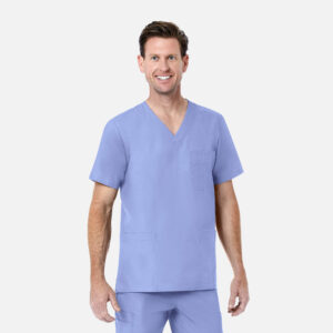 Maevn-Men's V-Neck Top – RedPanda 5206-Ceil Blue