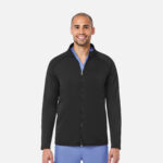 Maevn-Men's Warm-Up Fleece Jacket – Blaze Jacket 3814-Black