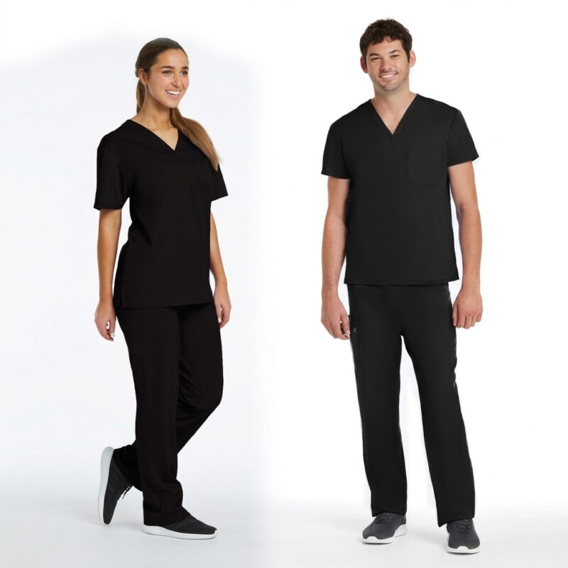 Unisex-Scrub-Set-–-Matrix-Basic-9500-Black