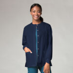 Maevn-Unisex Snap Jacket – Core 8606-Navy