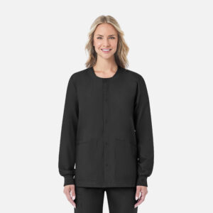 Maevn-Unisex Snap Jacket – RedPanda 8716-Black