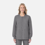 Maevn-Unisex Snap Jacket – RedPanda 8716-Pewter