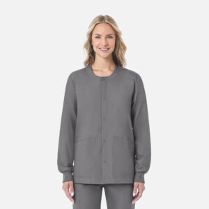 Maevn-Unisex Snap Jacket – RedPanda 8716-Pewter