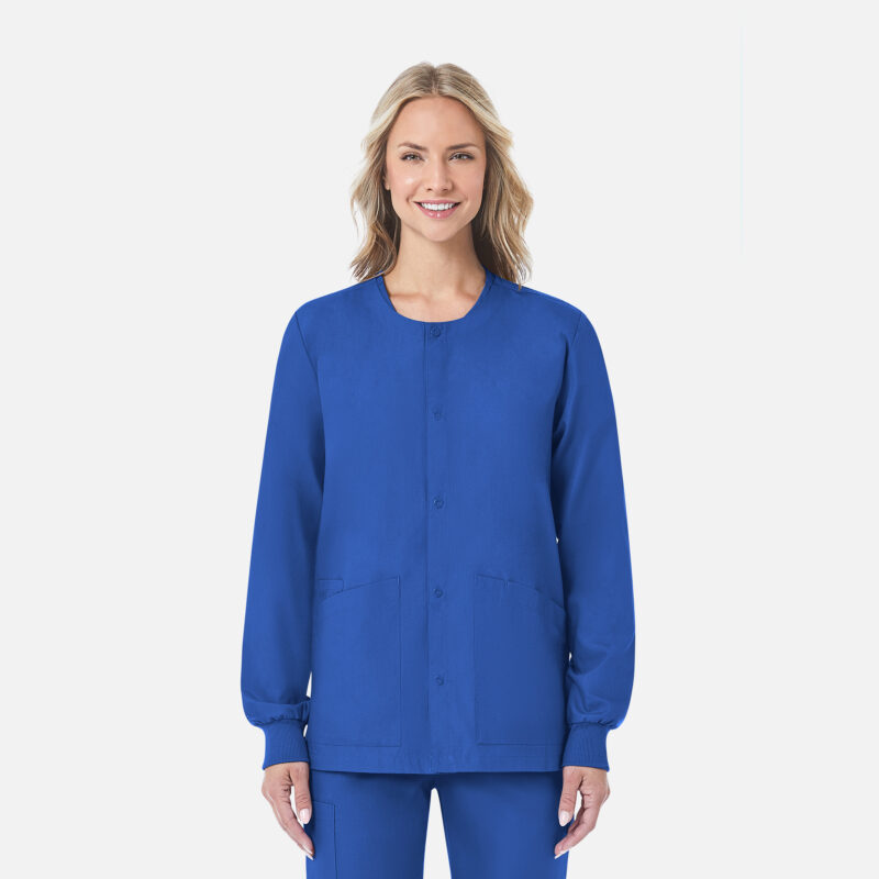 Maevn-Unisex Snap Jacket – RedPanda 8716-Royal Blue