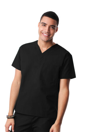 Maevn-Unisex V-Neck Top – Core 1006-Black