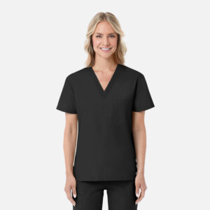 Maevn-Unisex V-Neck Top – RedPanda 1706-Black