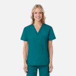 Maevn-Unisex V-Neck Top – RedPanda 1706-Teal