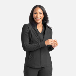 Maevn-Women's Eden Full Zip Track Jacket – Embrace 2701-Black