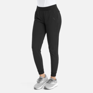 Maevn-Women's Mid Rise Elastic Jogger – Focus 60302-Black